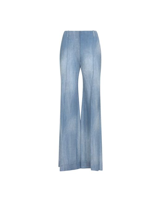 Ermanno Scervino Blue Polyester Pants