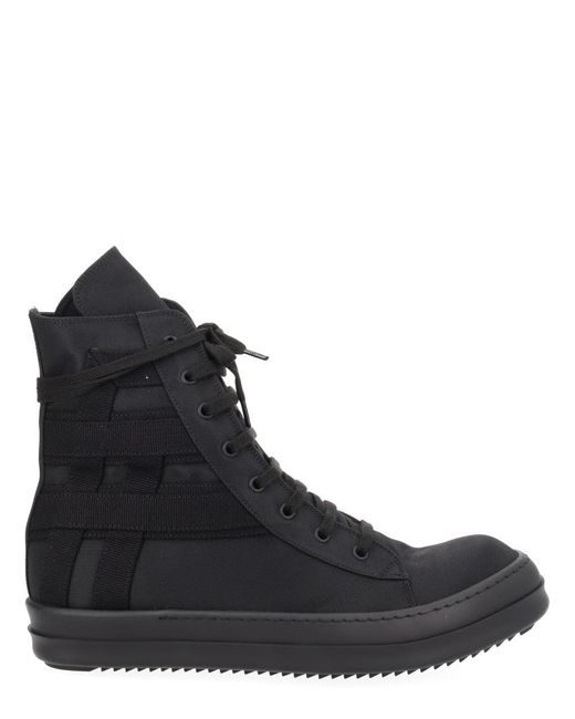 Rick Owens Black Nylon Sneaker for men