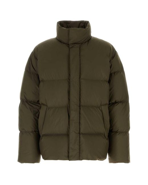 Saint Laurent Green Padded Down Jacket Puffer Jackets for men