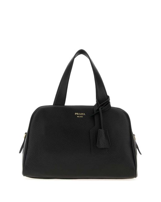 Prada Black Leather Handbag