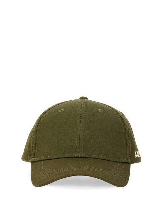 Aspesi Green Baseball Hat With Logo for men