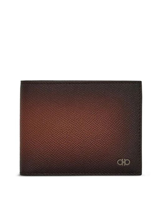 Ferragamo Brown Micro Hook Wallet Accessories for men