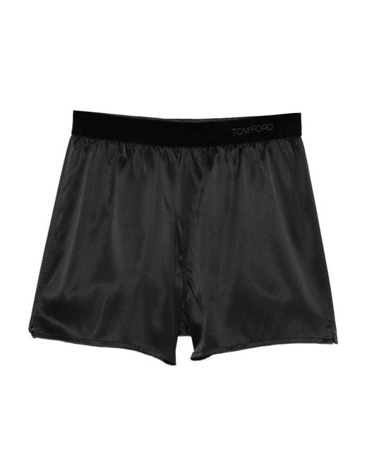 Tom Ford Black Elasticated Waist Shorts