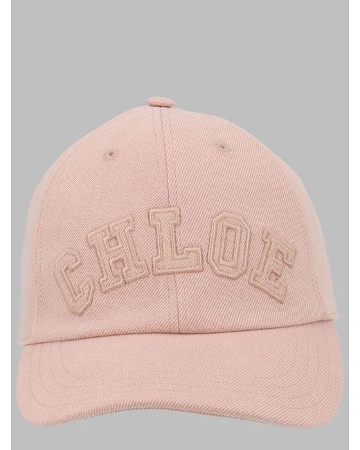Chloé Pink Chic Cotton Hat