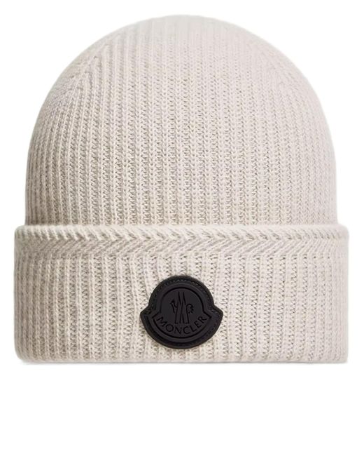 Cappello di Moncler in Natural da Uomo