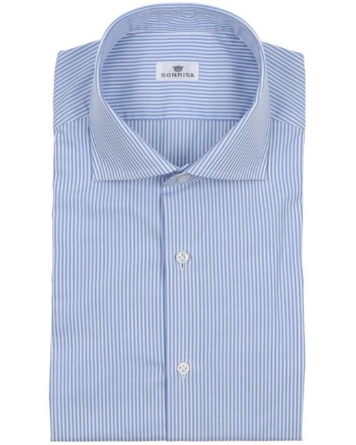 Camicia di Sonrisa in Blue da Uomo