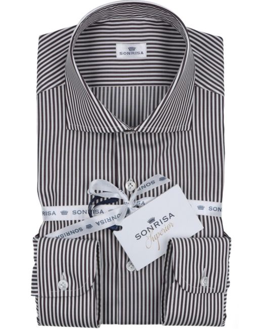 Camicia di Sonrisa in Gray da Uomo