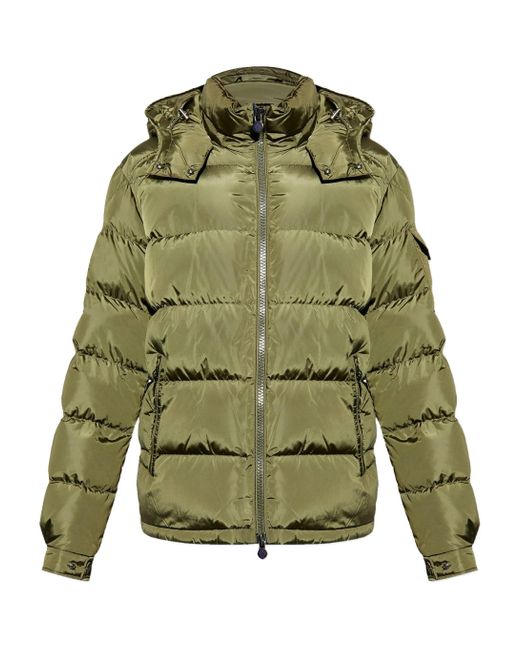 Piumino Corto Maya di Moncler in Green da Uomo