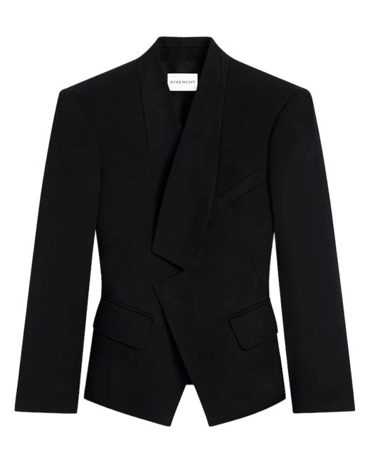 Blazer Reverse Lapel Jacket di Givenchy in Black