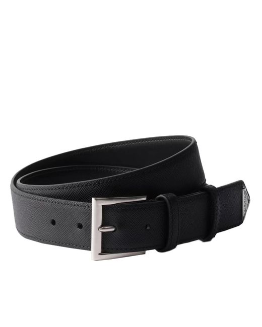 Cintura di Prada in Black da Uomo