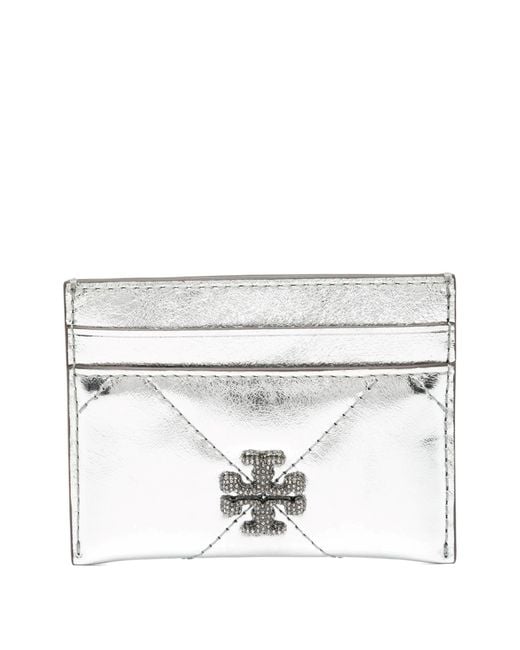 Kira Card Case di Tory Burch in White