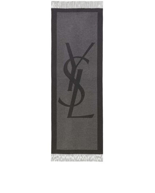 Sciarpa Cassandre di Saint Laurent in Gray da Uomo