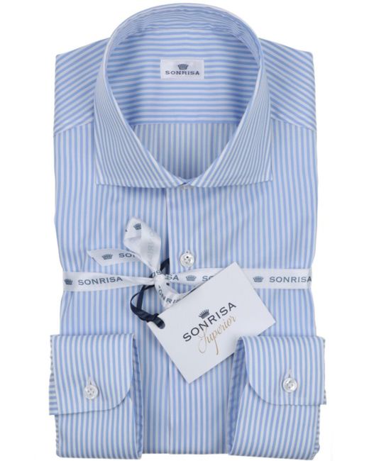Camicia di Sonrisa in Blue da Uomo