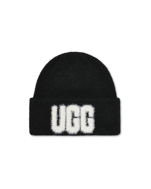 Cappello Fuzzy Logo di Ugg in Black