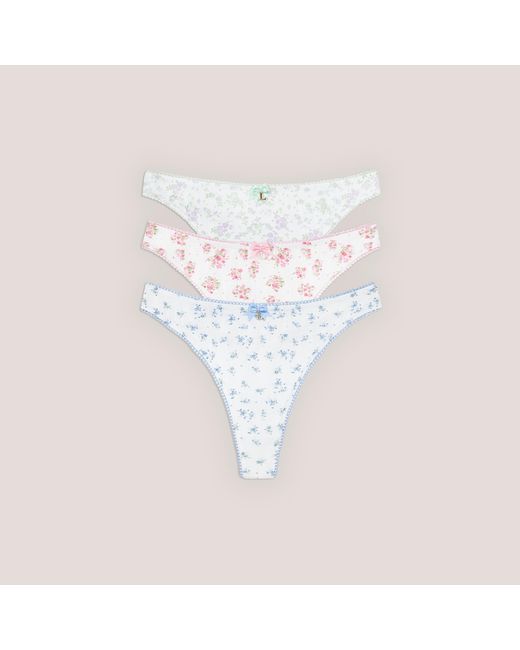 Strings Blossom (Pack De 3) Lounge en coloris White