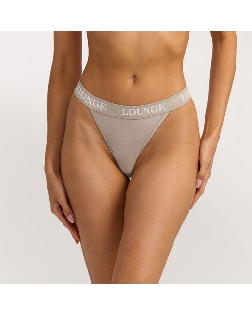 Lounge Brown Bamboo Triangle String