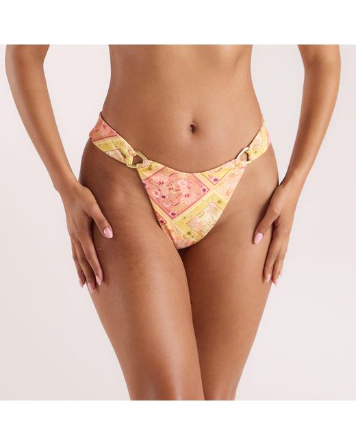 Lounge Celestial High-Leg Bikini String in het Multicolor