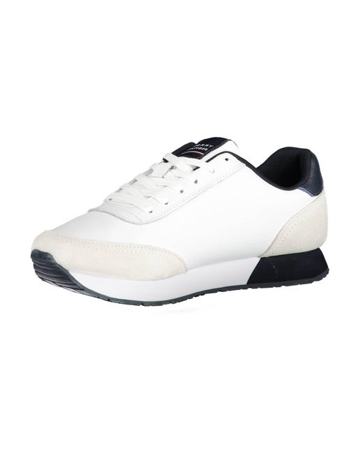 Tommy Hilfiger Polyester Sneaker in White for Men | Lyst