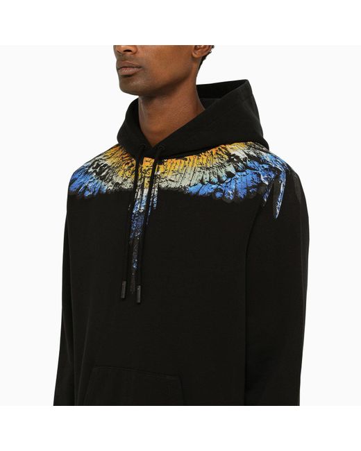 Marcelo Burlon Black Wings Hoodie for Men | Lyst