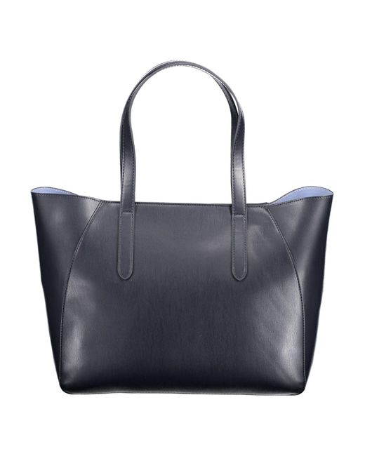 Tommy Hilfiger Blue Polyurethane Handbag | Lyst UK