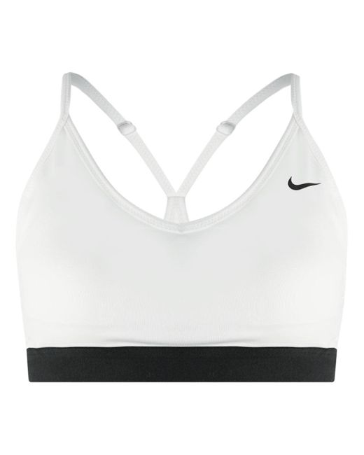 Nike Dd1675 100 White Sports Bra | Lyst