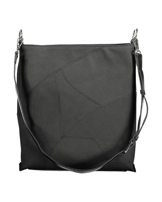 Desigual Black Polyurethane Handbag | Lyst