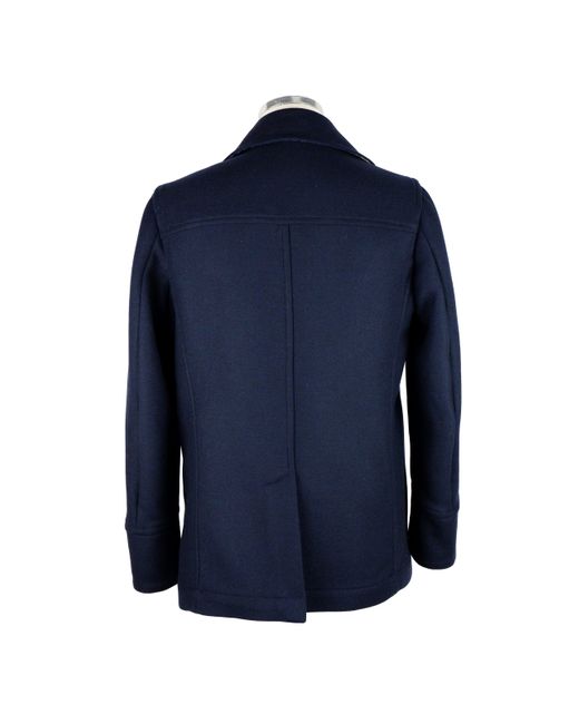 Aquascutum Wool Jacket in Blue for Men | Lyst