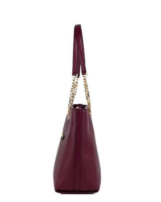 Michael Kors Charlotte Large Zip Tote bundled with matching Phone Wallet  and Purse Hook (Mulberry) : Clothing, Shoes & Jewelry - Amazon.com