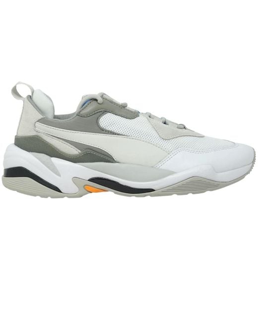 PUMA Thunder Spectra White Trainers in Gray for Men | Lyst