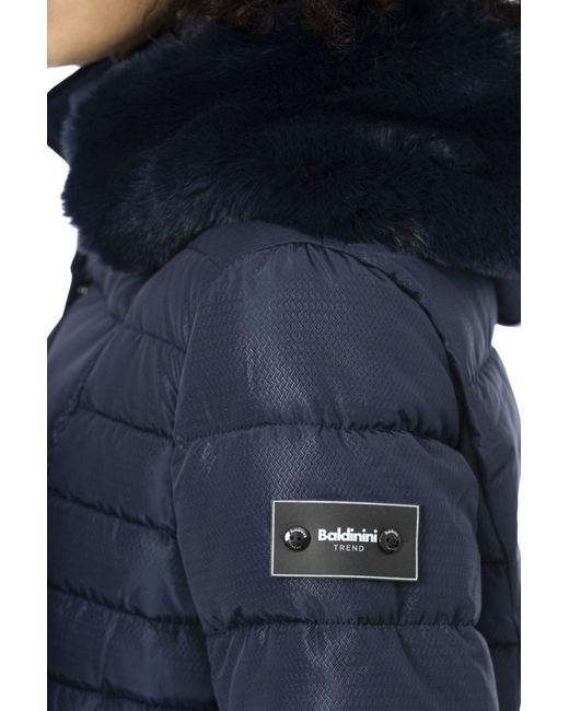 Baldinini Blue Polyester Jackets & Coat | Lyst