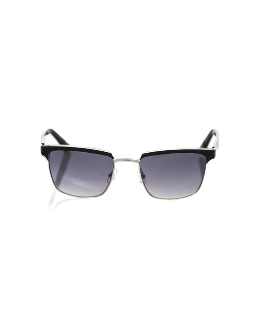 Frankie Morello Metallic Fibre Sunglasses For Man in Black for Men | Lyst