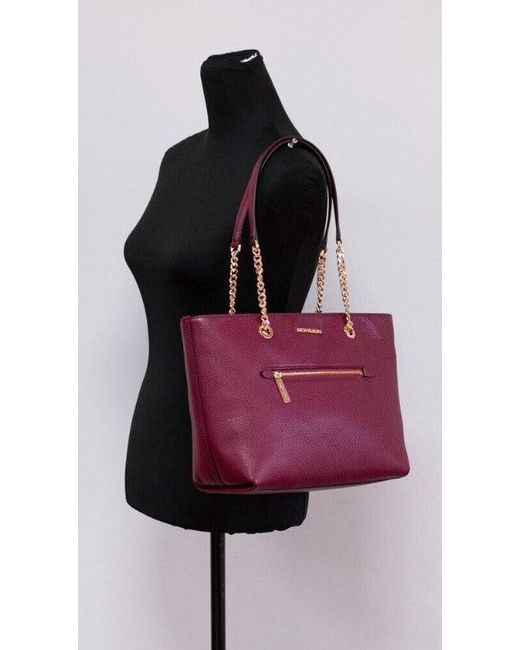 large lilac purple purse. Michael Kors - Depop