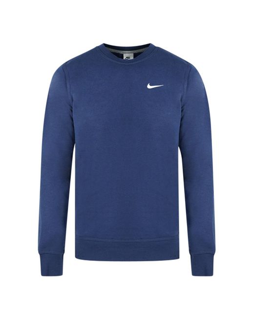 mens blue nike sweater