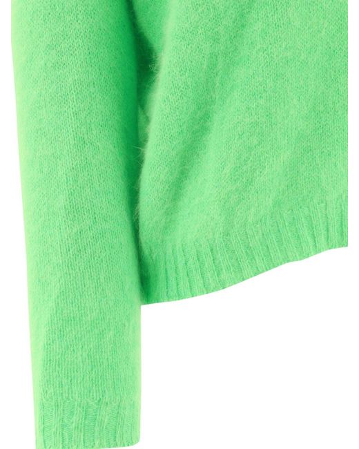 Roberto Collina Angora Sweater in Green Lyst