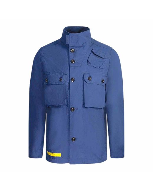 G-Star RAW Raw Utility Straight Imperial Blue Jacket for Men | Lyst