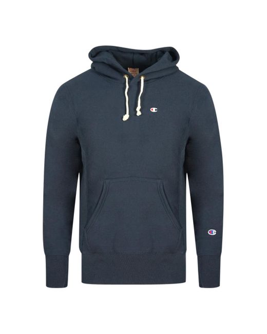 Champion 214675 Bs501 Navy Blue Hoodie for Men | Lyst