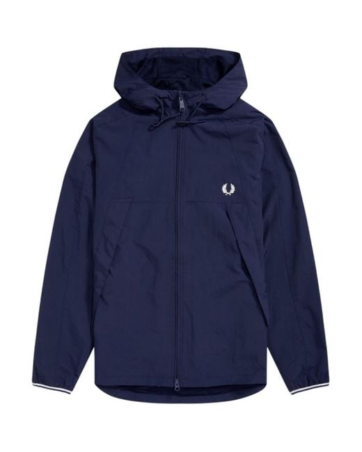 Fred Perry J7527 266 Blue Jacket for Men | Lyst
