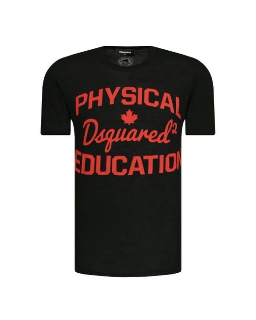 DSquared² S74gd0727 900 Cool Fit Black T-shirt for Men | Lyst