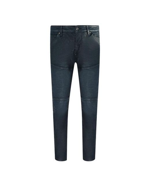 G-Star RAW 5620 3d Slim Dry Waxed Cobler Blue Jeans for Men | Lyst