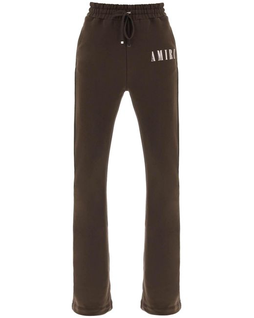 Amiri Joggers With Core Logo in Brown