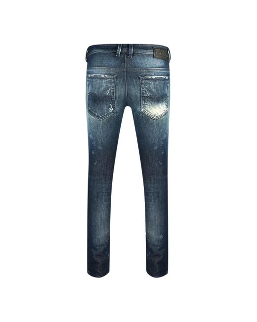 DIESEL Thommer-y-t 009ki Blue Jogg Jeans for Men | Lyst