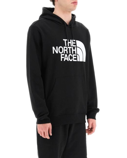 The North Face Maxi Logo Standard Hoodie in Black for Men | Lyst UK