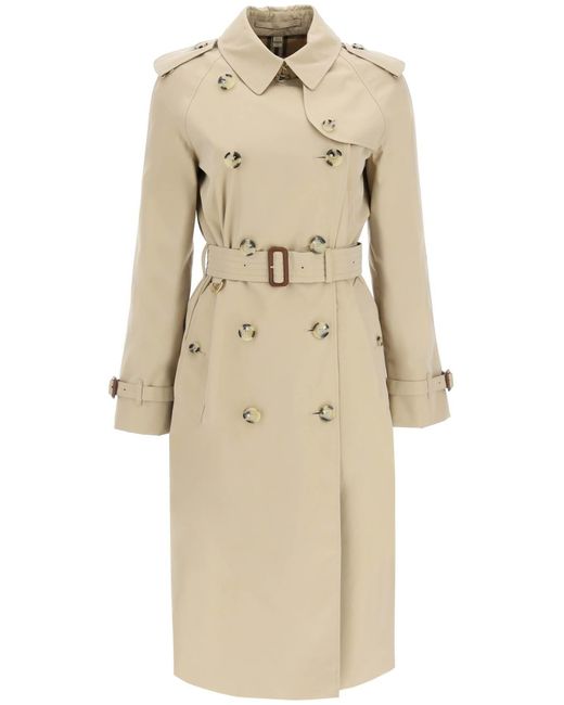 Burberry Waterloo The Heritage Trench Coat in Natural | Lyst UK
