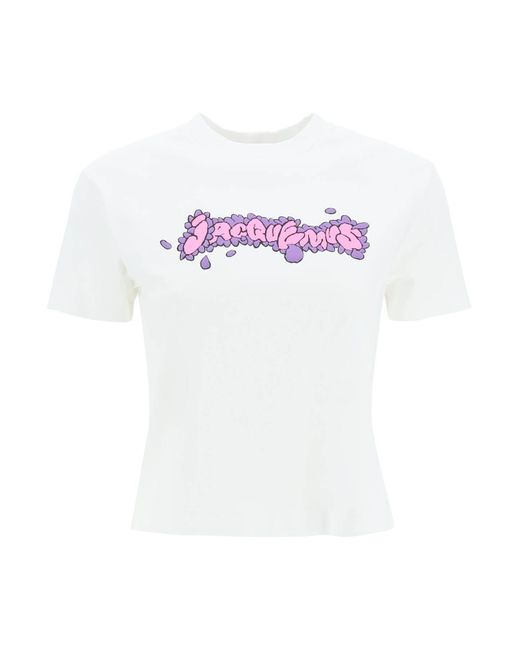 Jacquemus Le T-shirt Desenho in White | Lyst