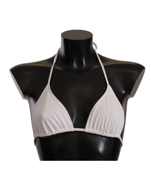 Dolce & Gabbana Dolce Gabbana Halter Bikini Top Triangle Swimwear in