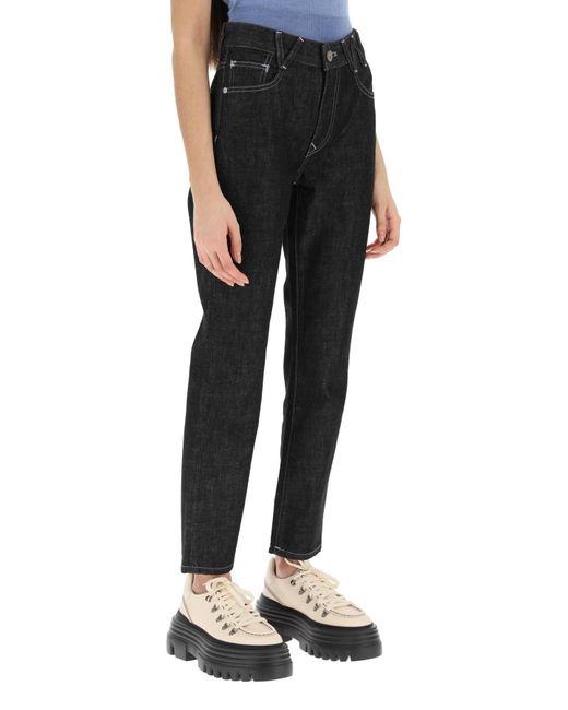 Vivienne Westwood 'w Harris' Cropped Jeans in Black | Lyst