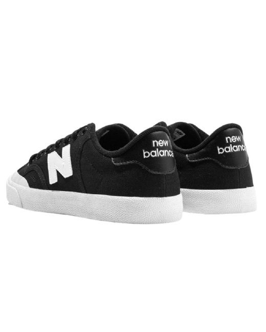 New Balance Pro Court Canvas Black Trainers for | Lyst