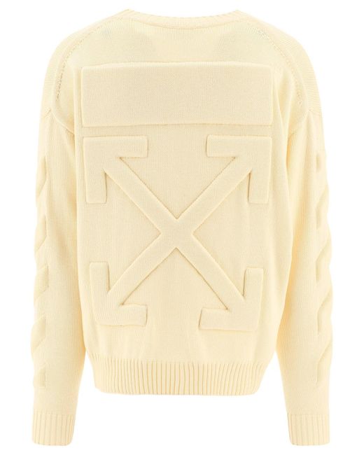 Men's Deluxe Sweatshirt - Off-White Caravagio Diag Stripe Sweatshirt