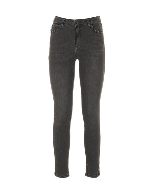 Imperfect Gray Cotton Jeans & Pant in Black | Lyst