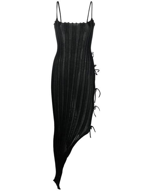 a. roege hove Katrine Long Dress Black Cotton,technical | Lyst